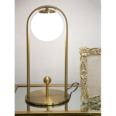 LAMPA STOŁOWA GLAMY ARC -A- 21X47 cm